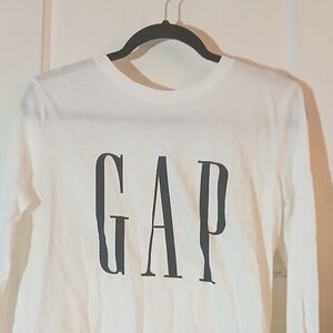 GAP White Long Sleeve Shirt